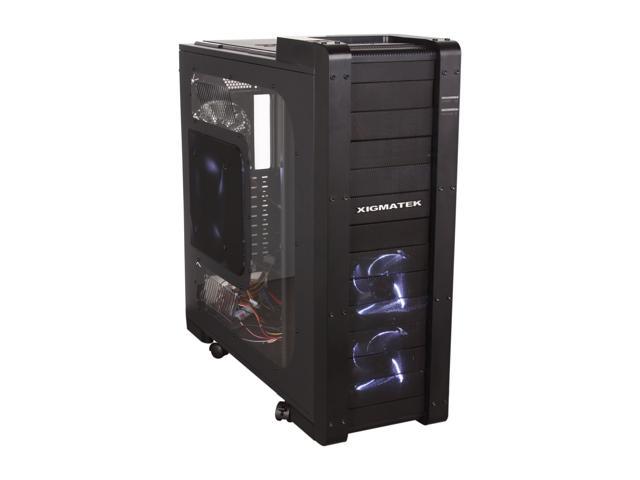Xigmatek Elysium Black CCC-HSA0DS-U01 All Black Aluminum / Steel ATX Super Tower Computer Case