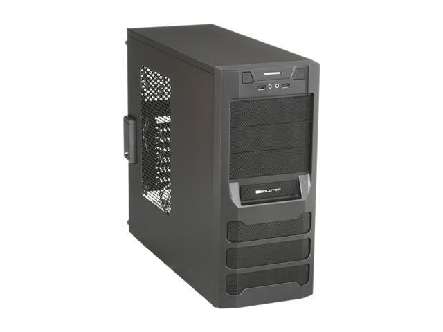 Diablotek CPA-0390 Black SGCC Steel Legend ATX Mid Tower Computer Case