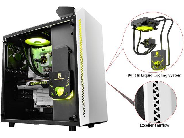 Buy DEEPCOOL Gamer Storm BARONKASE LIQUID White ATX Mid Tower with 120mm AI...