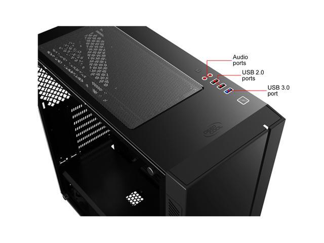 Computer Desktop Supporta la Scheda Madre E-ATX Case PC con 3 Ventole ARGB DEEP COOL MATREXX 55 V3 ADD-RGB 3F Bianco