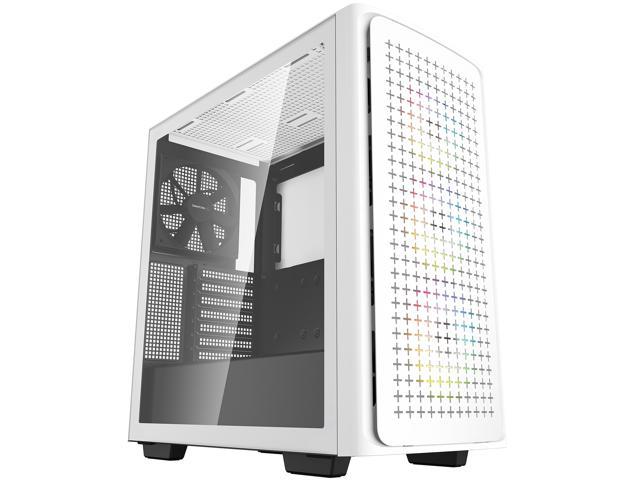 Wolk Geologie deeltje DeepCool CK560 WH Mid-Tower ATX Case, Airflow Front Panel, Full-Size  Tempered Glass Window, 3x 120mm ARGB Fans, 1x 140mm Fan, E-ATX Motherboard  Support, Front I/O USB Type-C, White - Newegg.com