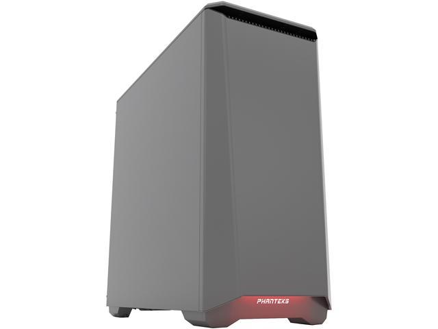 Phanteks Eclipse P400S Series PH-EC416PSC_AG Anthracite Grey Steel Silent Close Window ATX Mid Tower Cases with 10 Color RGB Downlight