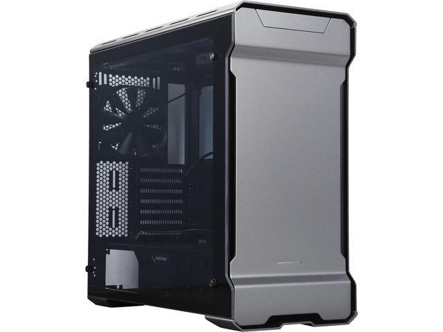 Phanteks ENTHOO EVOLV PH-ES515ETG_AG Anthracite Grey 3 mm Aluminum Exterior / Steel Chassis / Tempered Glass Panels (Left and Right) Mid Tower ATX Case