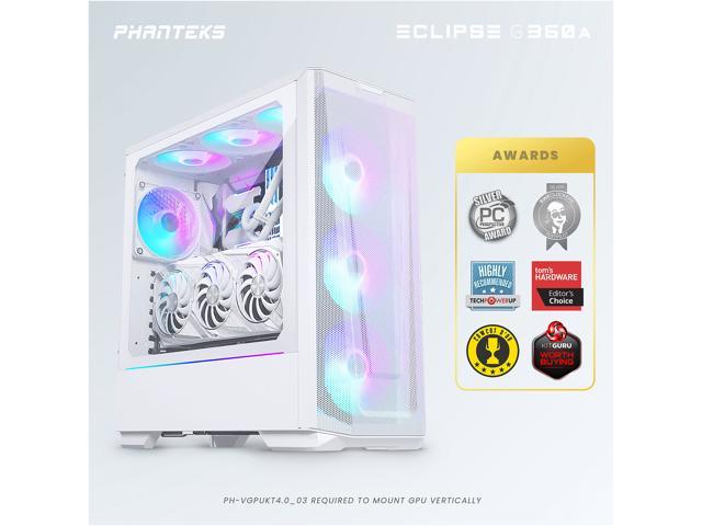 Phanteks Eclipse G360A PH-EC360ATG_DMW02 Matte White Computer Case