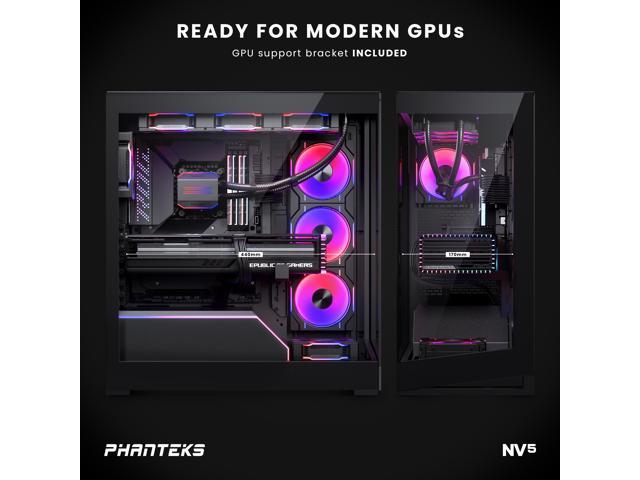 Phanteks NV5, Showcase Mid-Tower Chassis, High Airflow Performance ...