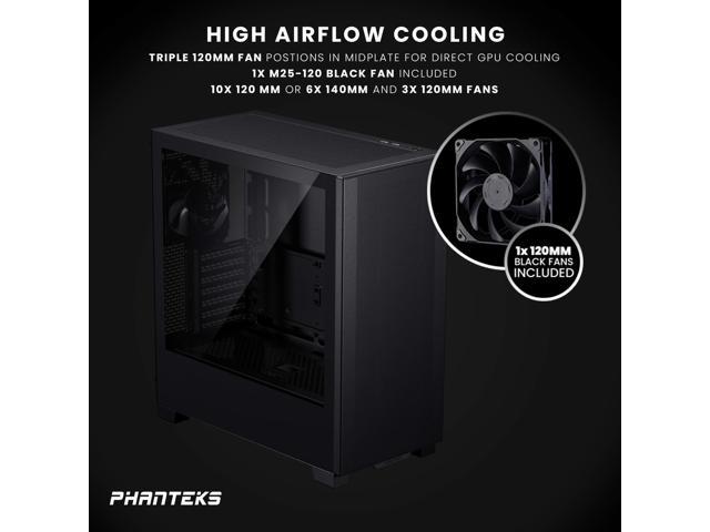 Phanteks XT Pro, Mid-Tower Gaming Chassis, High Airflow Performance ...