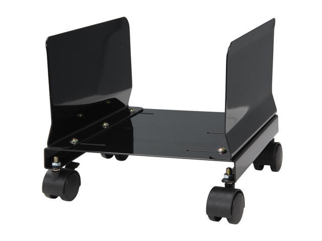 Syba SY-ACC65063 All Metal, Heavy Duty CPU Stand/Roller, Tall Walls, Castors, Black Color