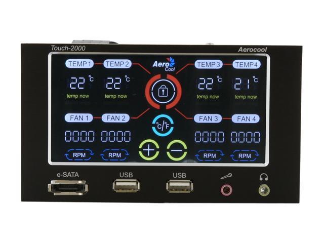 AeroCool Touch-2000 LCD Panel Touch Screen Fan Controller