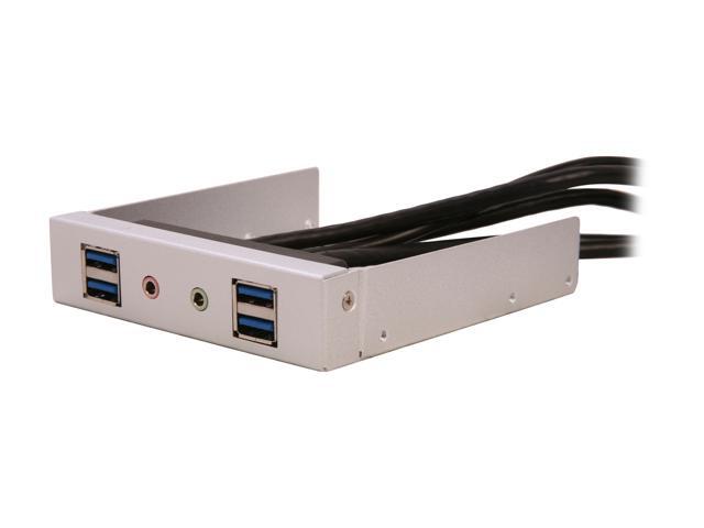 Front 4 x USB3.0 Port and HD Audio Ports (Silver)