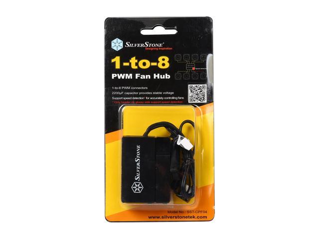 SilverStone PWM Fan Hub System Cables, Black (CPF04) - Newegg.com