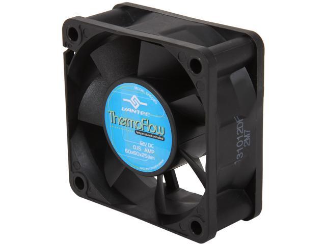 Vantec Thermoflow 60mm Double Ball BearingTemperature Controlled Case Fan - Model TF6025