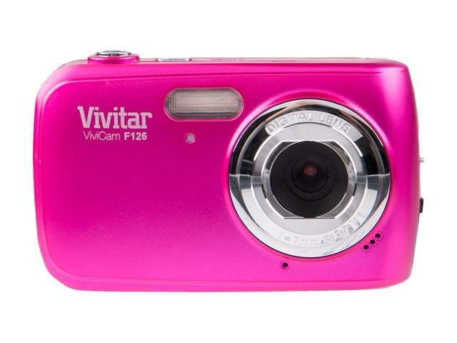 Vivitar ViviCam 14.1 Megapixel Digital Camera - Pink - Newegg.com