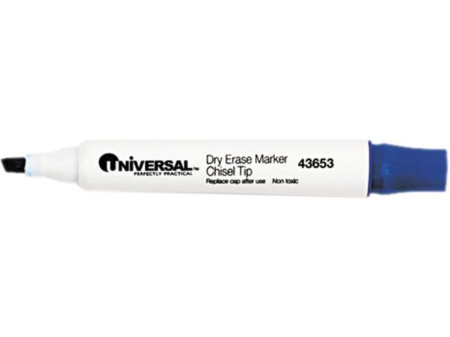 universal-dry-erase-whiteboard-markers-chisel-tip-blue-dozen-dz