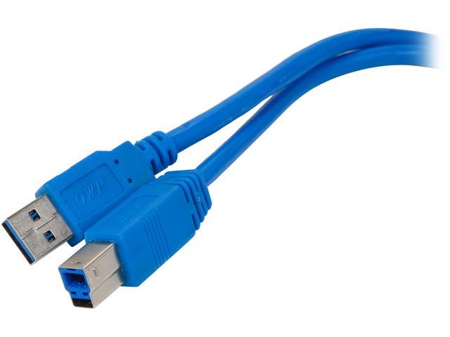 NEXIN USB 3.0 A Male to B Male 5 Feet - USB 3 Cable, USB 3.0 A to B Cable  (USB30-5-AB)