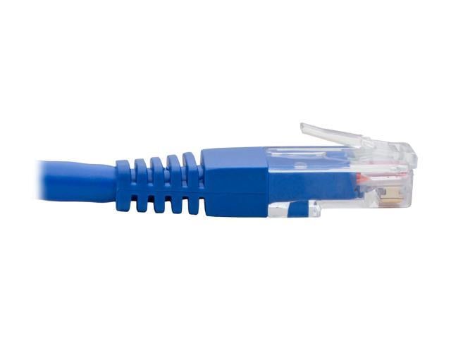 Tripp Lite Down-Angle Cat6 UTP Patch Cable (RJ45), M/M, Gigabit, Molded ...