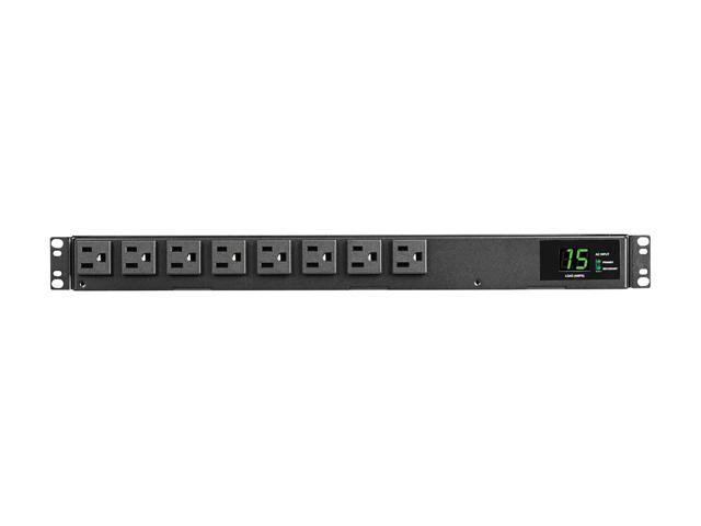 Tripp Lite Pdu Ats Metered 120v 1 44kw 15a 8 5 15r Dual 5 15p 12ft Cords Newegg Ca