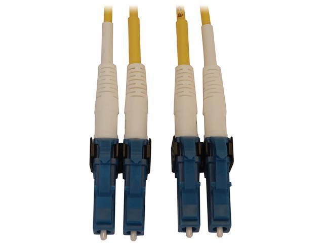 Tripp Lite Switchable Fiber Patch Cable, Single Mode Duplex, LC to LC,  9/125 OS2, 400 GbE, Yellow, LSZH Jacket, 6 Meters / 19.7 Feet (N370X-06M) 