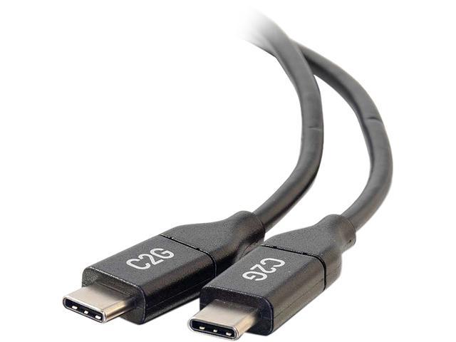 USB-C 2.0 Male to Male Cable 10 Feet, 3.04 Meters 5A Charging C2G 28829 USB-C Cable 