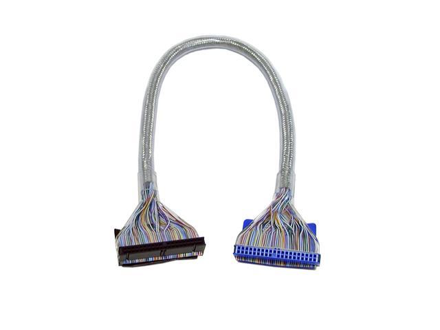 VANTEC 18" Clear ATA 66/100/133 IDE Round Cable, 2-Connector Model CBL-100IDE18CS*2