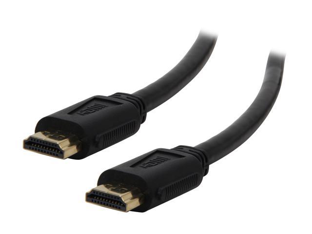 AMC HDM-HDM2 6.6 ft. Black Premium Gold Series 1080p rated HDMI Cable Supports Sony PS3 - OEM