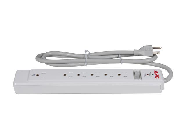 APC P6N 4 Feet 6 Outlets 1080 Joules Surge Suppressor with Ethernet and ...