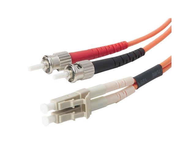 Belkin Fiber Optic Multimode Duplex Fiber Patch Network Cable LC ST MMF,  62.5/125 Male to Male Meters, 6.56 Feet (F2F202L0-02M)