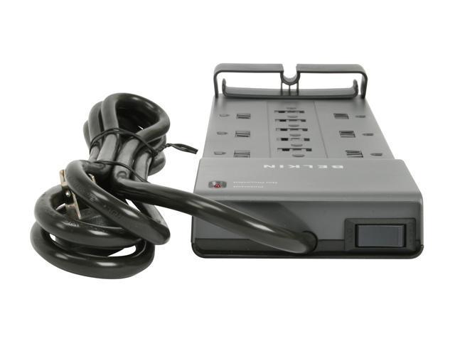 Belkin Be112230 08 8 Feet 12 Outlets 3780 Joules Surge Protector With Telephone And Coaxial Protection