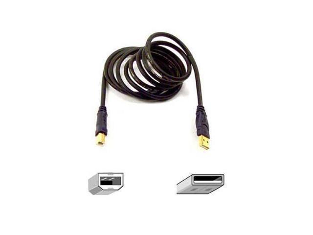 Belkin F3U133-16-GLD Black Gold Series USB2.0 Device Cable (AM/BM) Black Color