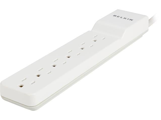 BELKIN BE106000-06-CM 6 ft. 6 Outlets 720 j Surge Suppressor - Newegg.com