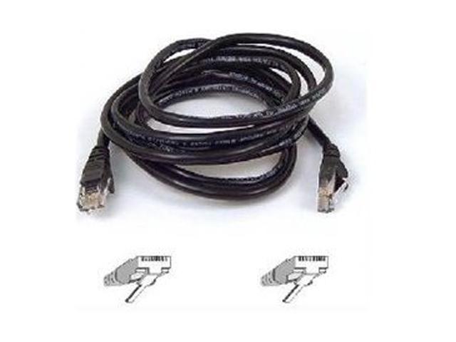 Belkin A3L791-06IN-BLK 6 in. Cat 5E Black RJ45M/RJ45M Patch Cable