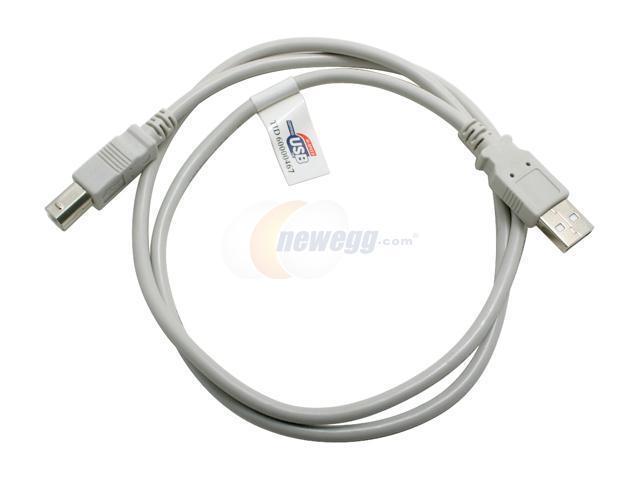 GENERIC 10U2-02203 Beige Beige  AM/BM USB2.0 Cable - OEM