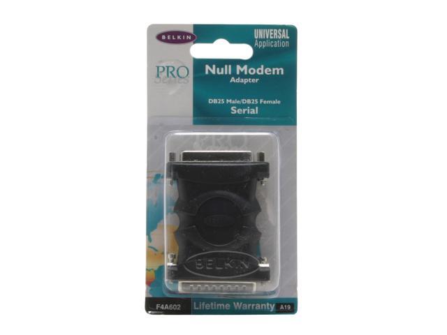 BELKIN F4A602 DB25 Null Modem Adapter - Newegg.com