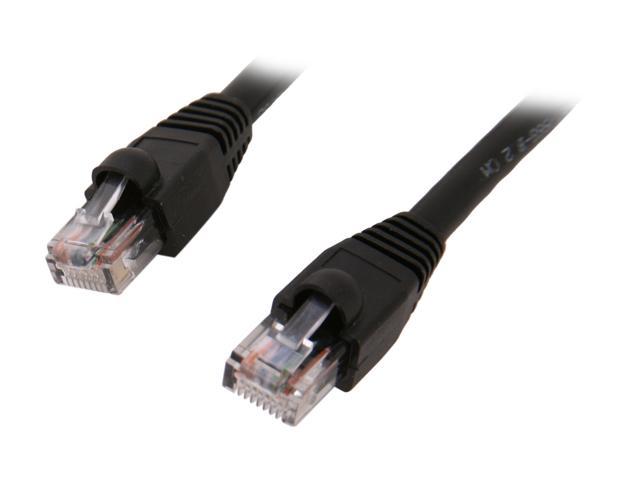 Coboc NW-6-7-BK 7 ft. Cat 6 550MHz UTP Network Cable (Black)