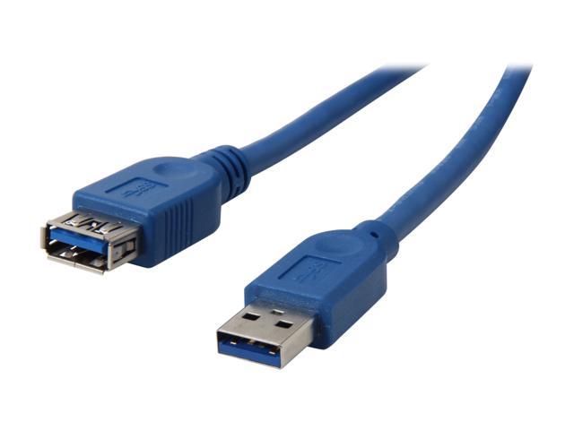 Coboc U3-AM-AF-6-BL 6ft SuperSpeed 5Gbps USB 3.0  A Male to A Female Extension C