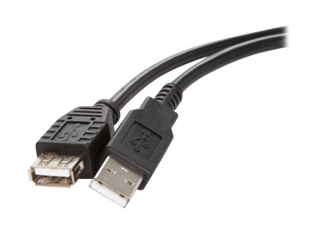 Rosewill RCW-100 - 6-Foot USB 2.0 A Male to A Female Extension Cable, Black