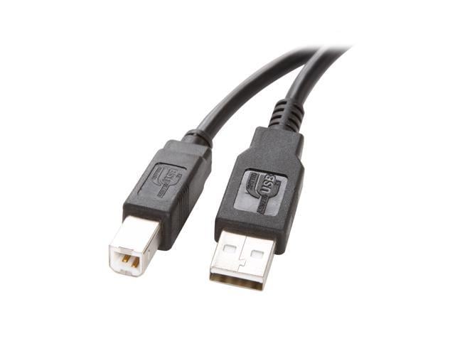 Rosewill 15ft. USB2.0 A Male To B Male Cable, Black, Model RCW-102RT ...