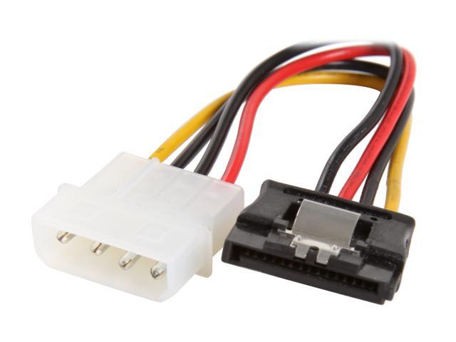 Rosewill RCW-306 - 6" Serial ATA (SATA) II 5.25" Male to 15-Pin Serial ATA Female Multi-Color Power Adapter Cable