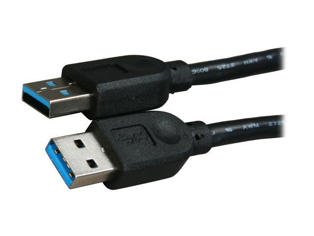 Rosewill 6.5-Foot USB 3.0 A Male to A Male Cable, Black (RC-6-USB3-AM-AM-BK)