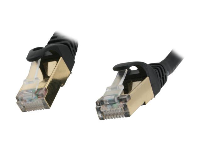Rosewill RCW-3-CAT7-BK 3 ft. Cat 7 Black Shielded Twisted Pair (S/STP) Networking Cable