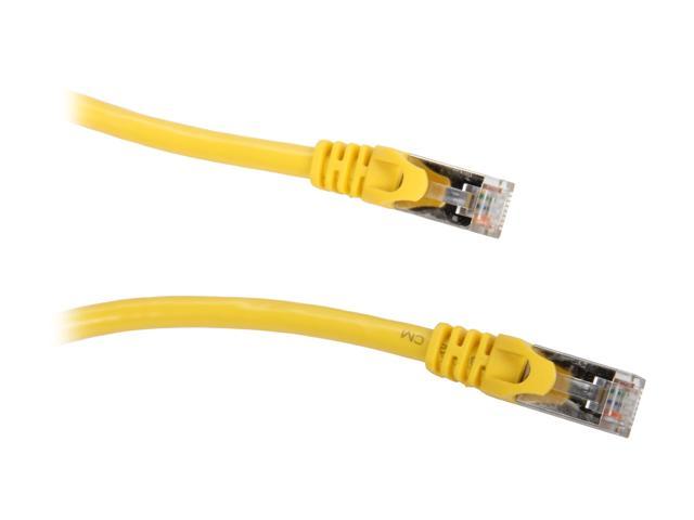 Rosewill RCNC-11022 25 ft. Cat 6A Yellow Shielded Twist Pair (STP) Enhanced 550MHz Networking Cable