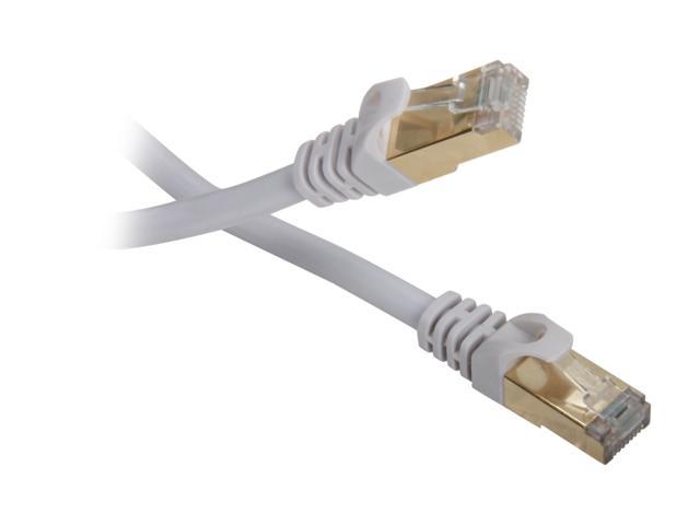 Rosewill RCNC-11059 - 7-Foot Cat 7 Shielded Networking Cable, Twisted Pair (S / STP), White
