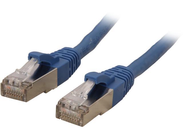 Rosewill CY-CAT6A-STP-05-BL 5 ft. 26AWG Snagless Cat 6A Blue Color ...