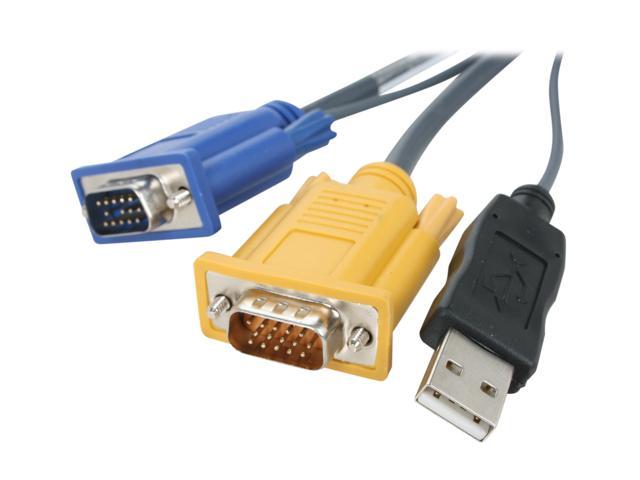 Tripp Lite 6ft USB Cable Kit for KVM Switch 2-in-1 B020 / B022 Series KVMs  6' - video / USB cable - 6 ft - P776-006 - KVM Cables 