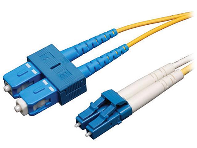 Tripp Lite Duplex Singlemode 8.3/125 Fiber Patch Cable (LC/SC), 3M (10-ft.)(N366-03M)