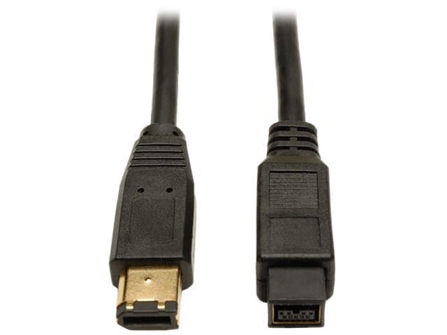 Tripp Lite F017-006 6 ft. IEEE-1394b FireWire 800 Gold Hi-Speed 9pin/6pin Cable Male to Male