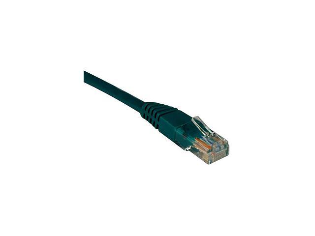 TRIPP LITE N002-005-GN 5 ft. Cat 5E Green Cat5e 350MHz Molded Patch Cable
