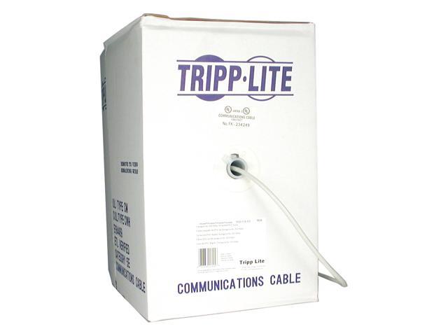 TRIPP LITE N020-01K-GY 1000 ft. Cat 5E Gray Cat5e 350MHz Bulk Stranded PVC Cable