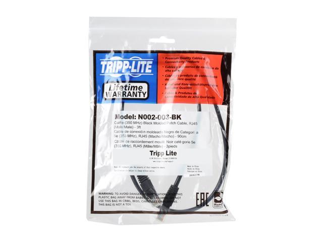 TRIPP LITE N002-003-BK 3 ft. 350MHz Molded Cable - Newegg.com