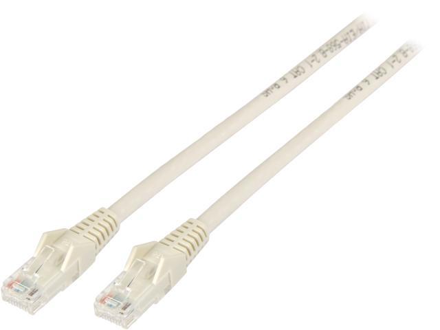 TRIPP LITE N201-007-WH 7 ft. Cat 6 White Gigabit Snagless Molded Patch Cable