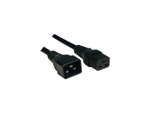 Tripp Lite Model P036-002 2 ft. Heavy-Duty 12AWG Power Cable, IEC-320-C19 to IEC-320-C20